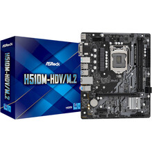 Материнська плата ASROCK H510M-HDV / M. 2 mATX