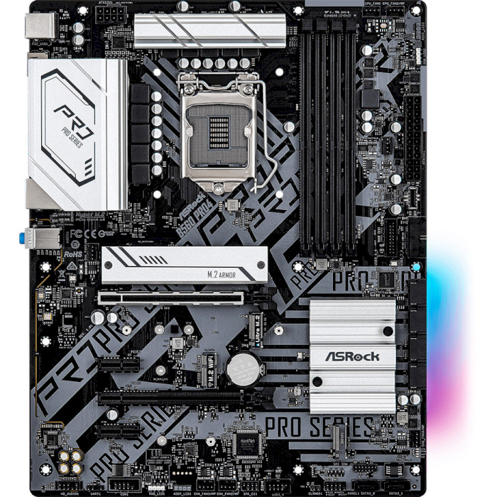 Материнская плата ASROCK B560 PRO4 Назначение для настольного компьютера