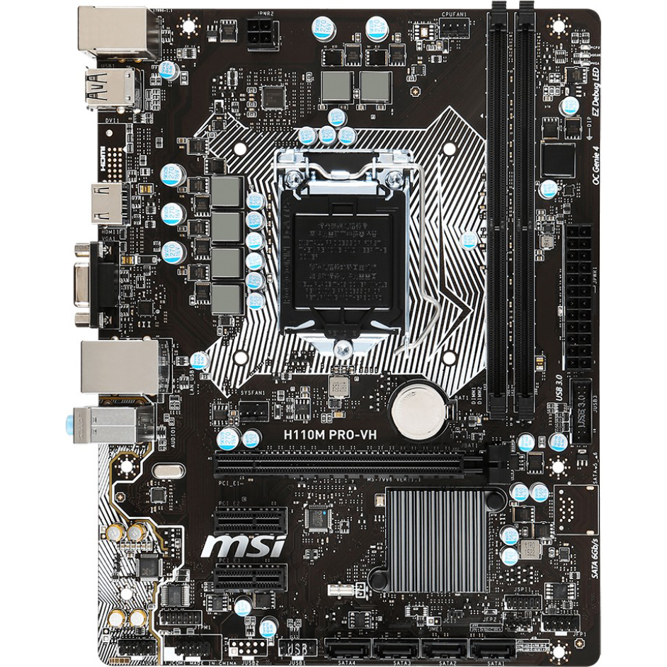 Msi h110m pro vh схема подключения