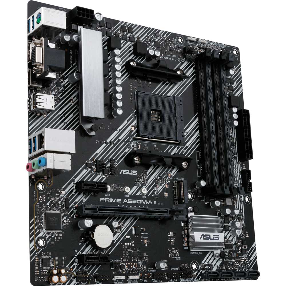 Материнська плата ASUS PRIME A520M-A II Частота роботи пам'яті 4866, 4800, 4600, 4466, 4400, 4266, 4133, 4000, 3866, 3733, 3600, 3466, 3333, 3200, 3000, 2800, 2666, 2400, 2133