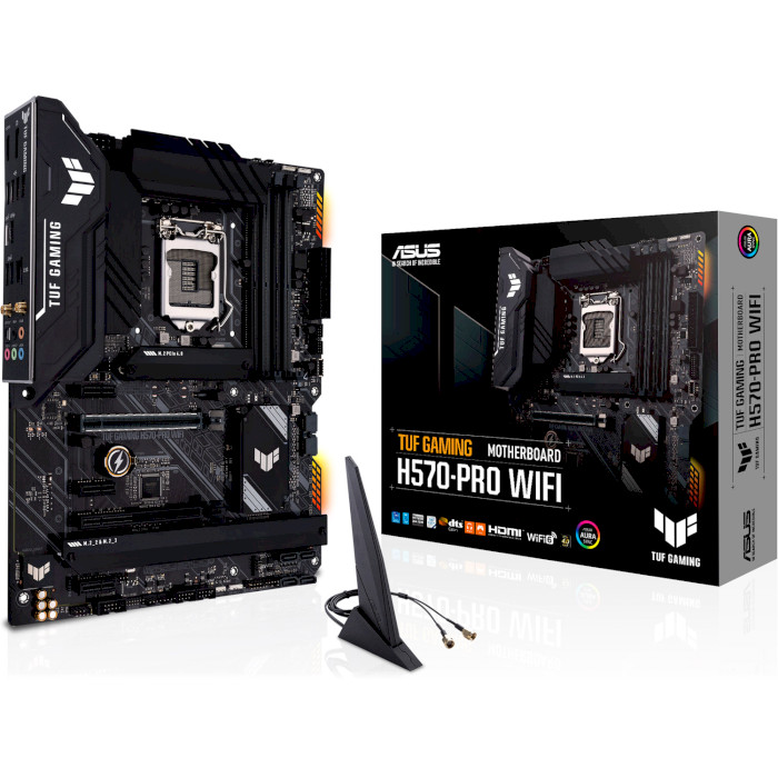 

Материнская плата ASUS TUF GAMING H570-PRO WIFI, TUF GAMING H570-PRO WIFI s1200 ATX