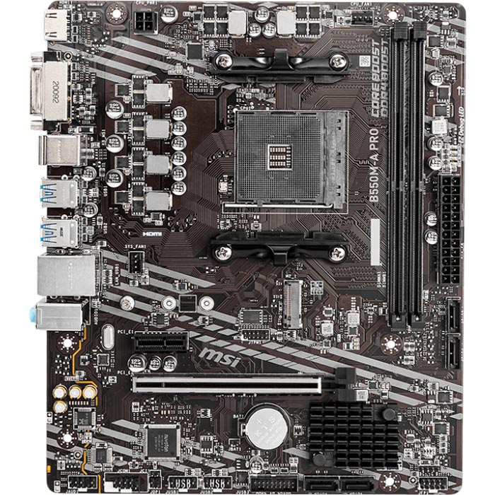 

Материнская плата MSI B550M-A Pro, B550M-A Pro AM4