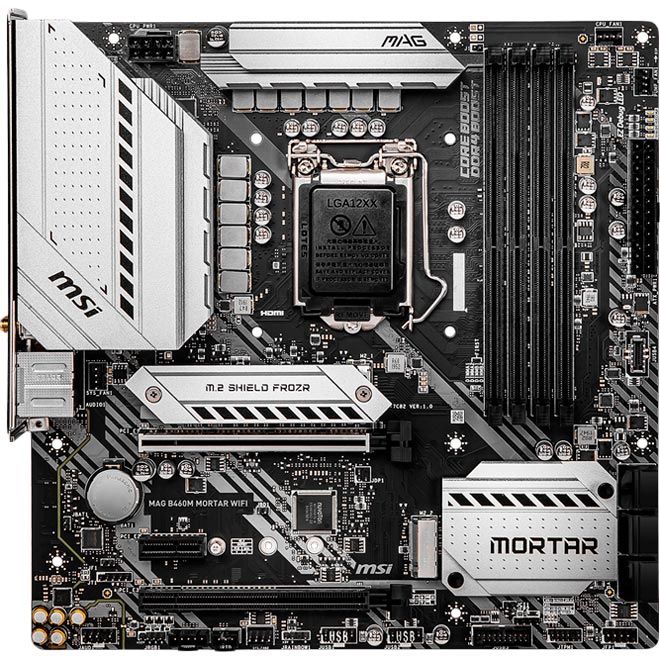 

Материнская плата MSI MAG B460M Mortar Wi-Fi, MAG B460M Mortar Wi-Fi 1200