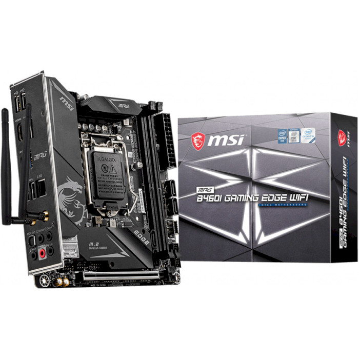 

Материнская плата MSI MPG B460I Gaming Edge WIFI 1200, MPG B460I Gaming Edge WIFI 1200