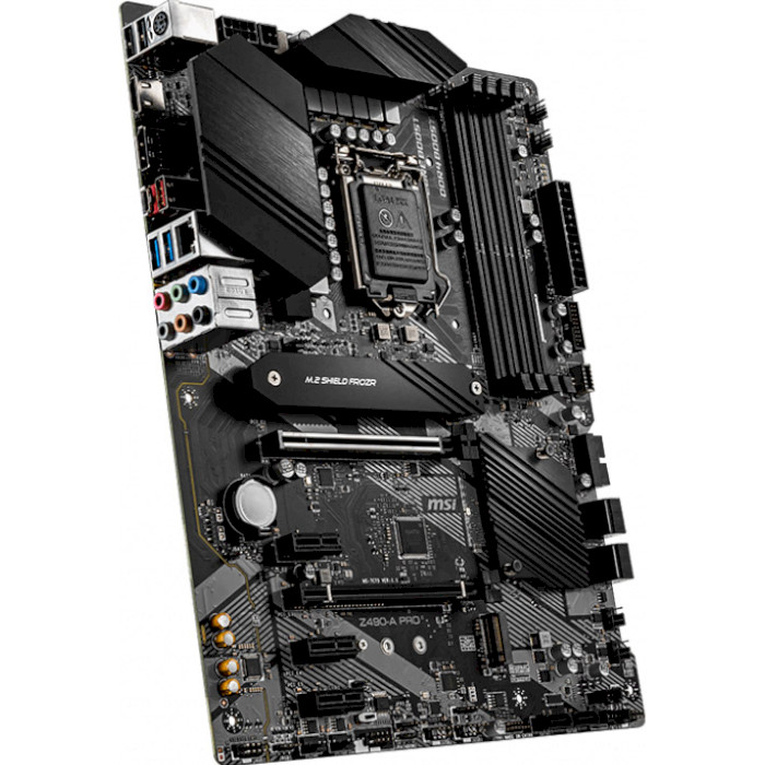 Материнская плата MSI Z490-A Pro 1200 Поддерживаемые процессоры 10-е и 11-е поколение Intel Core i9/i7/i5/i3/Pentium/Celeron