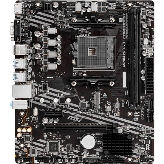 

Материнская плата MSI A520M Pro-VH, A520M Pro-VH AM4