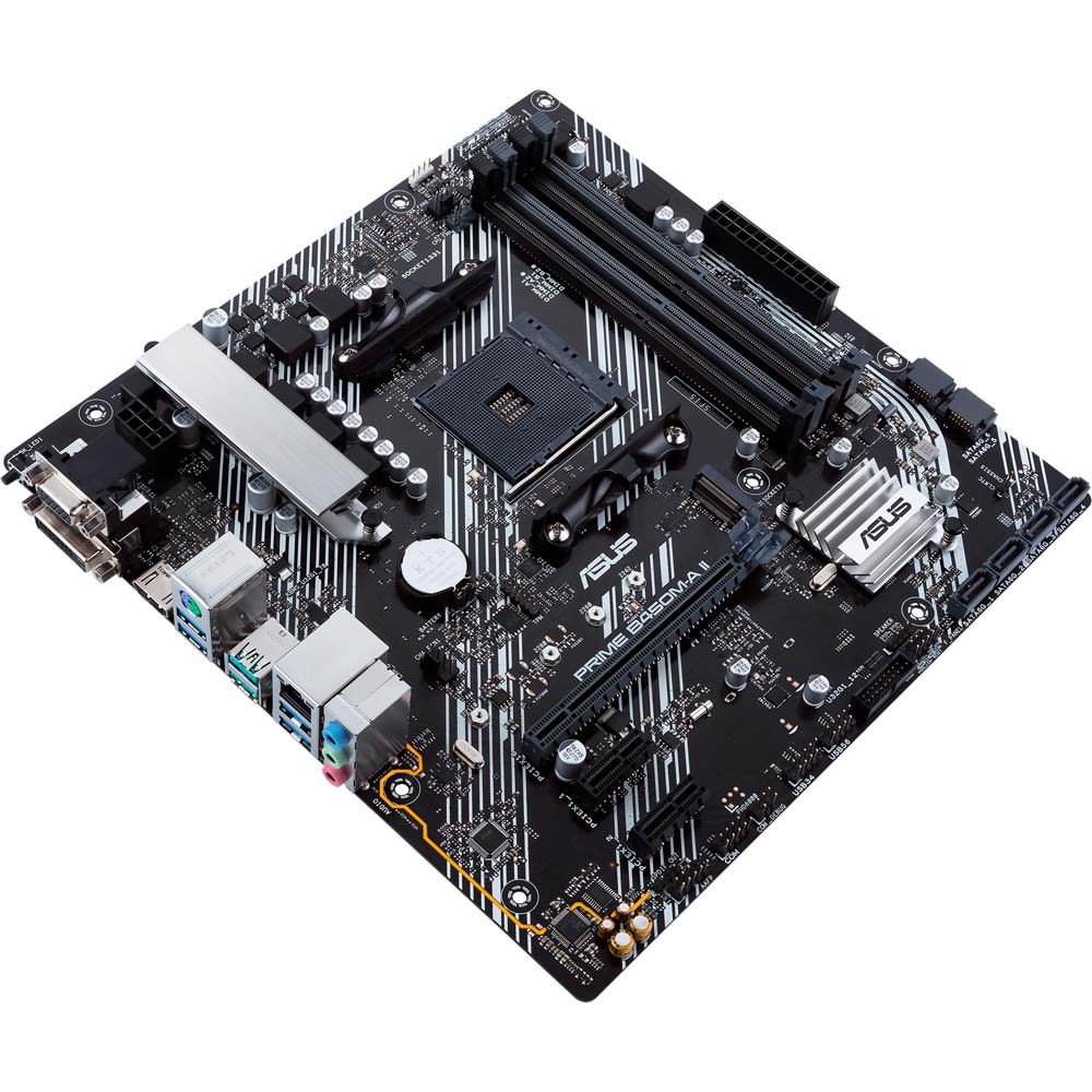 Материнская плата Asus Prime B450M-A II Частота работы памяти 4400, 4000, 3866, 3733, 3600, 3466, 3400, 3300, 3200, 3000, 2800, 2666, 2400, 2133