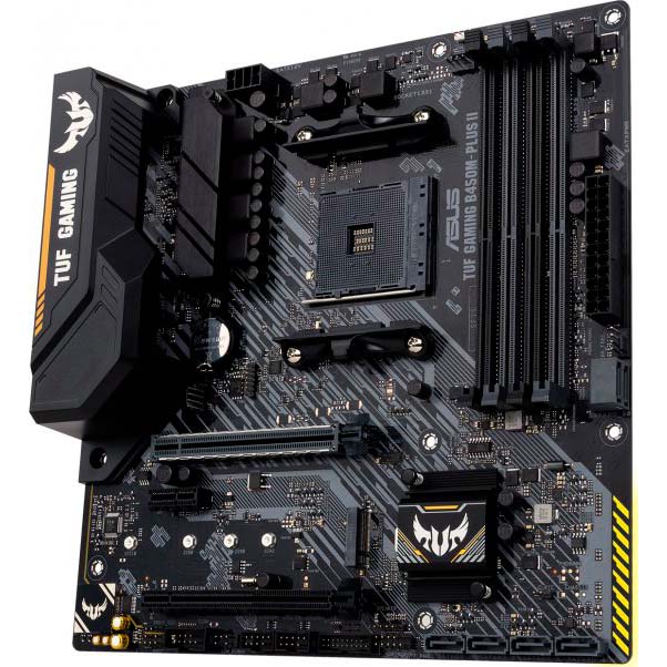 Материнська плата ASUS TUF Gaming B450M-Plus II AM4 Частота роботи пам'яті 4400 (OC) / 4000 (OC) / 3866 (OC) / 3733 (OC) / 3600 (OC) / 3533 (OC) / 3466 (OC) / 3400 (OC) / 3200 (OC) / 3000 (OC) / 2800 (OC) / 2666/2400/2133 МГц, un-buffered
