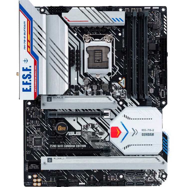 

Материнская плата ASUS Z590 WIFI GUNDAM EDITION, Z590 WIFI GUNDAM EDITION