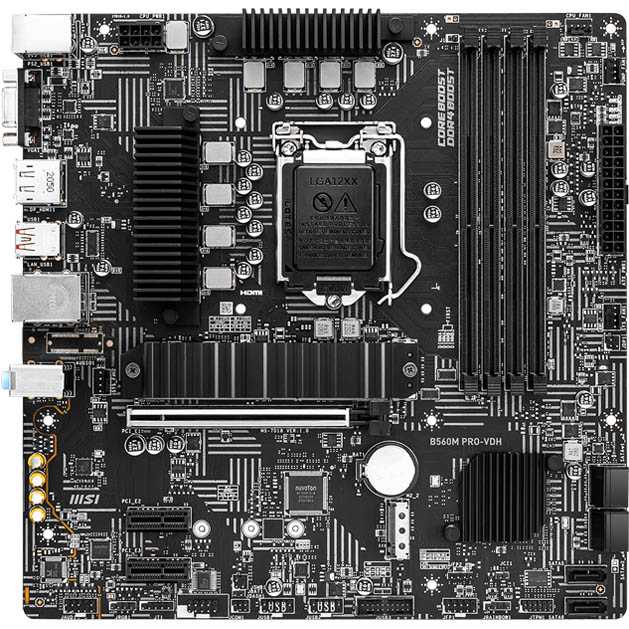 

Материнская плата MSI B560M PRO-VDH, B560M PRO-VDH s1200