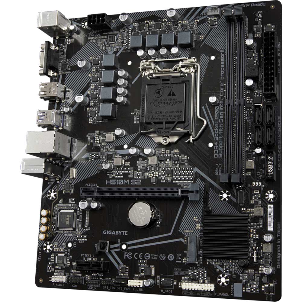 Материнська плата GIGABYTE H510M S2 Сокет Intel 1200