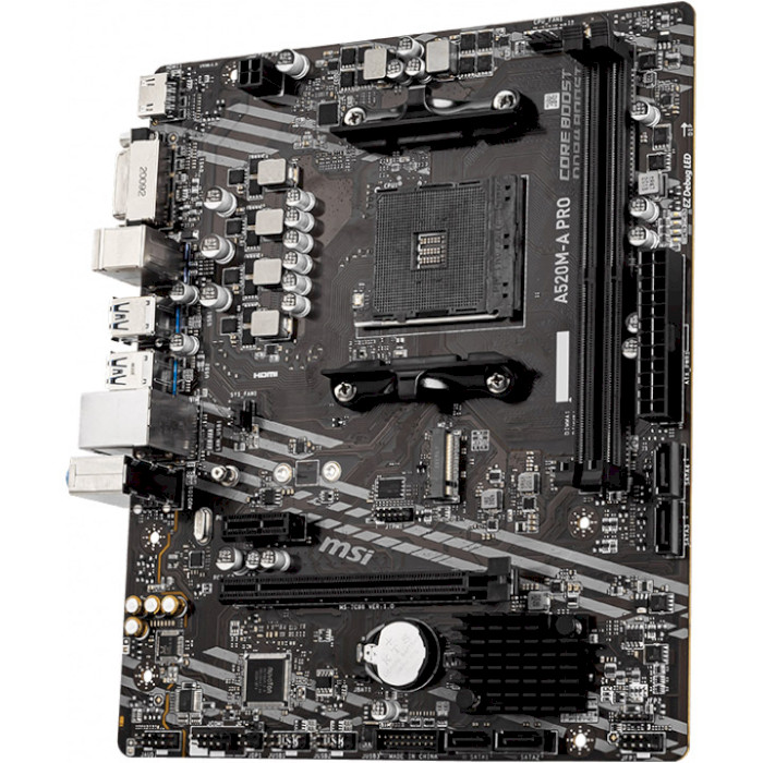 Материнська плата MSI A520M-A PRO Сокет AMD AM4