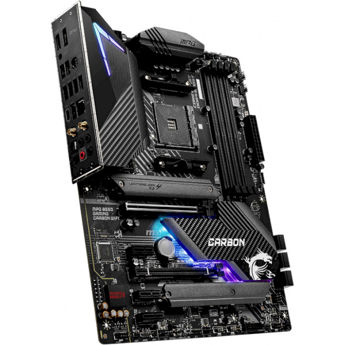 Материнская плата MSI MPG B550 Gaming Carbon WiFi Чипсет AMD B550