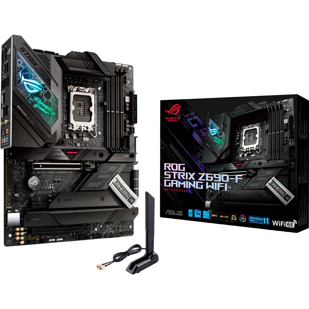 Материнская плата ASUS STRIX Z690-F Gaming Wi-Fi Назначение для настольного компьютера