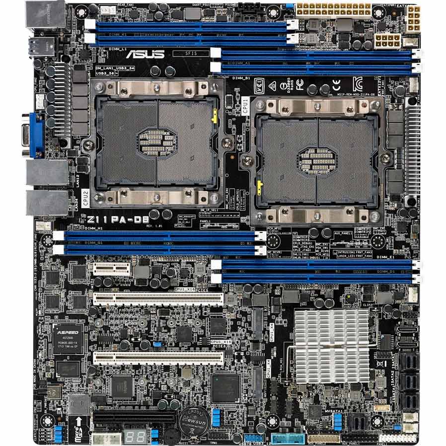 

Материнская плата ASUS Z11PA-D8, Z11PA-D8 C621