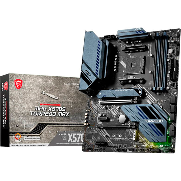 Зовнішній вигляд Материнська плата MSI MAG X570S TORPEDO MAX
