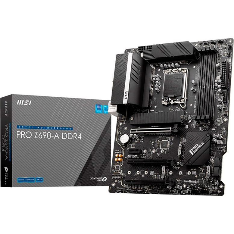 Внешний вид Материнская плата MSI PRO Z690-A DDR4