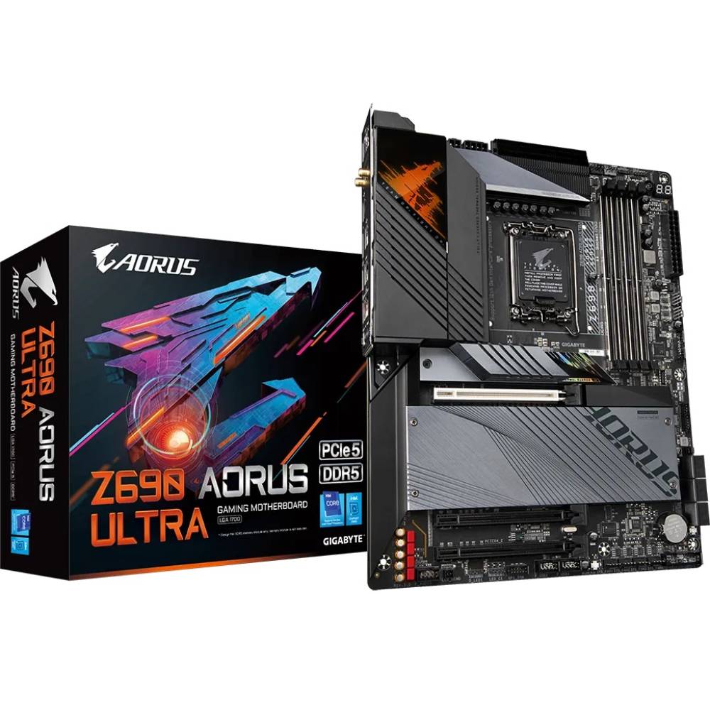 Материнська плата GIGABYTE Z690 AORUS ULTRA Підтримувані процесори 12-е поколение Intel Core i9/Core i7/Core i5