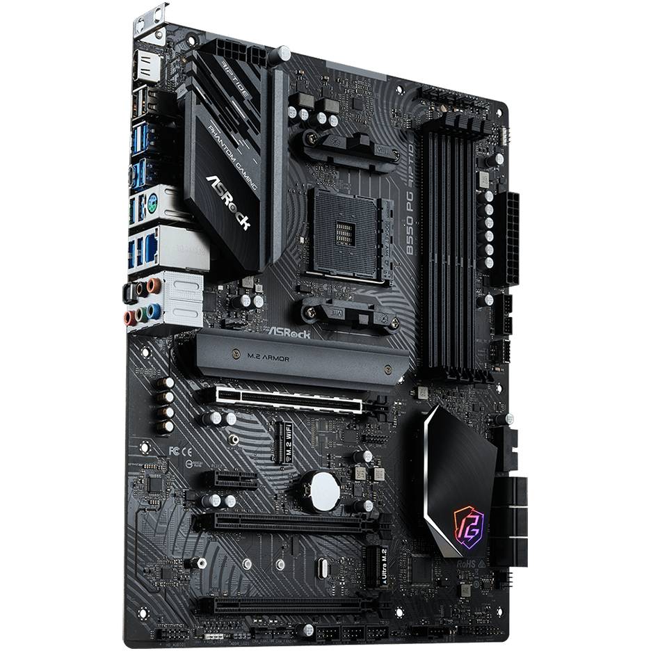 Фото Материнська плата ASROCK B550 PG RIPTIDE