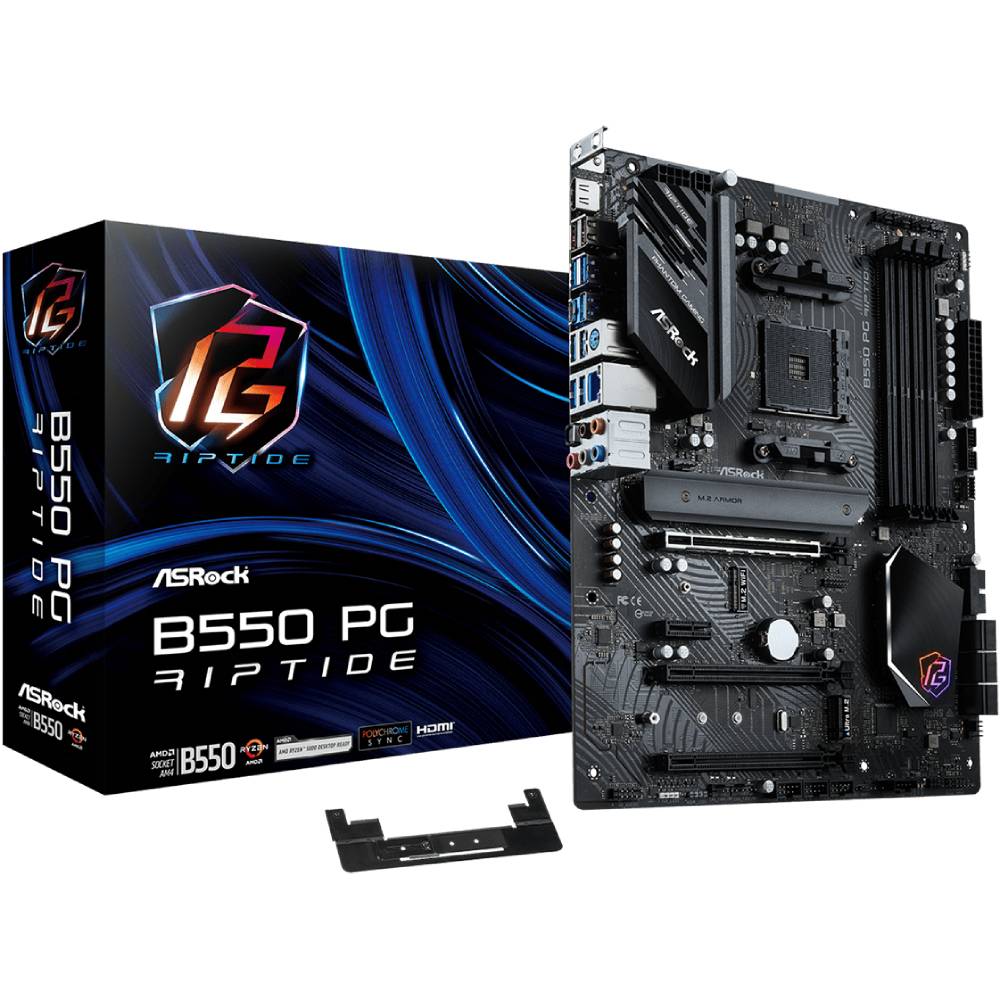 Материнська плата ASROCK B550 PG RIPTIDE Принзначення для настільного комп'ютера