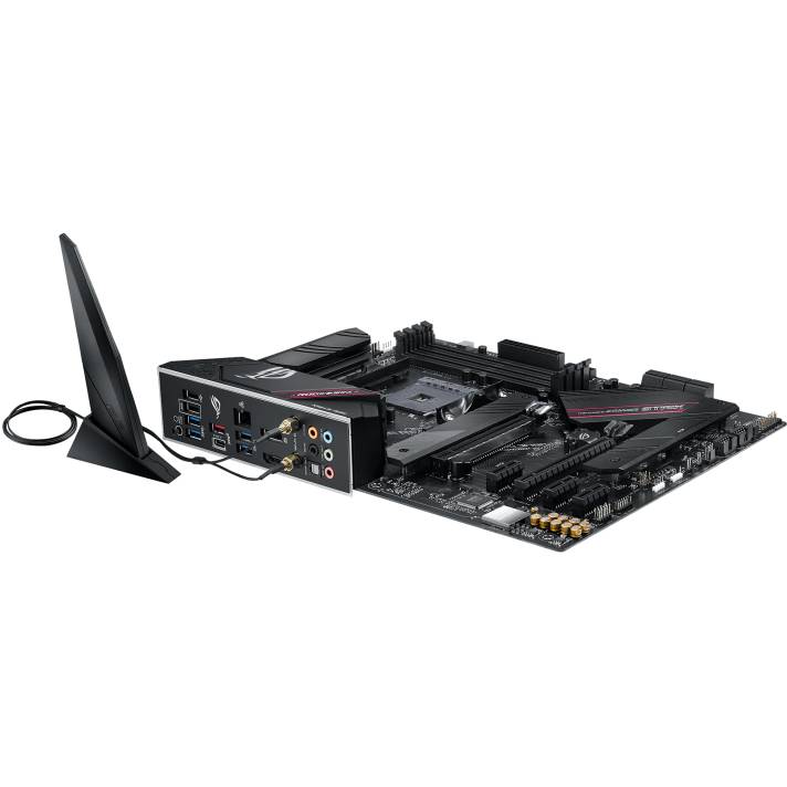 Материнська плата ASUS STRIX B550-F GAM Частота роботи пам'яті 5100, 4800, 4600, 4400, 4133, 4000, 3866, 3600, 3466, 3200, 3000, 2800, 2666, 2400, 2133
