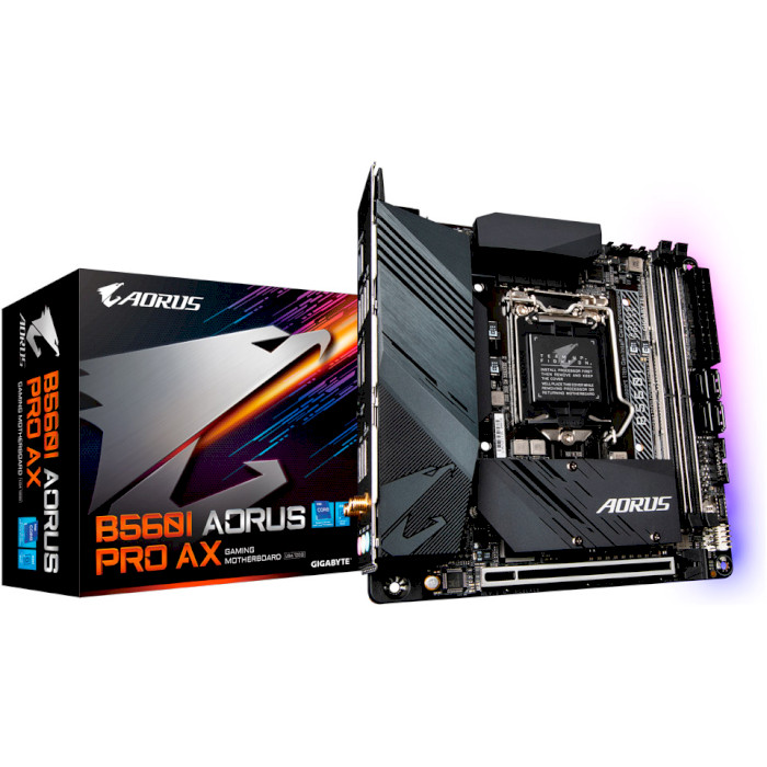 

Материнская плата GIGABYTE B560I AORUS PRO AX, B560I AORUS PRO AX