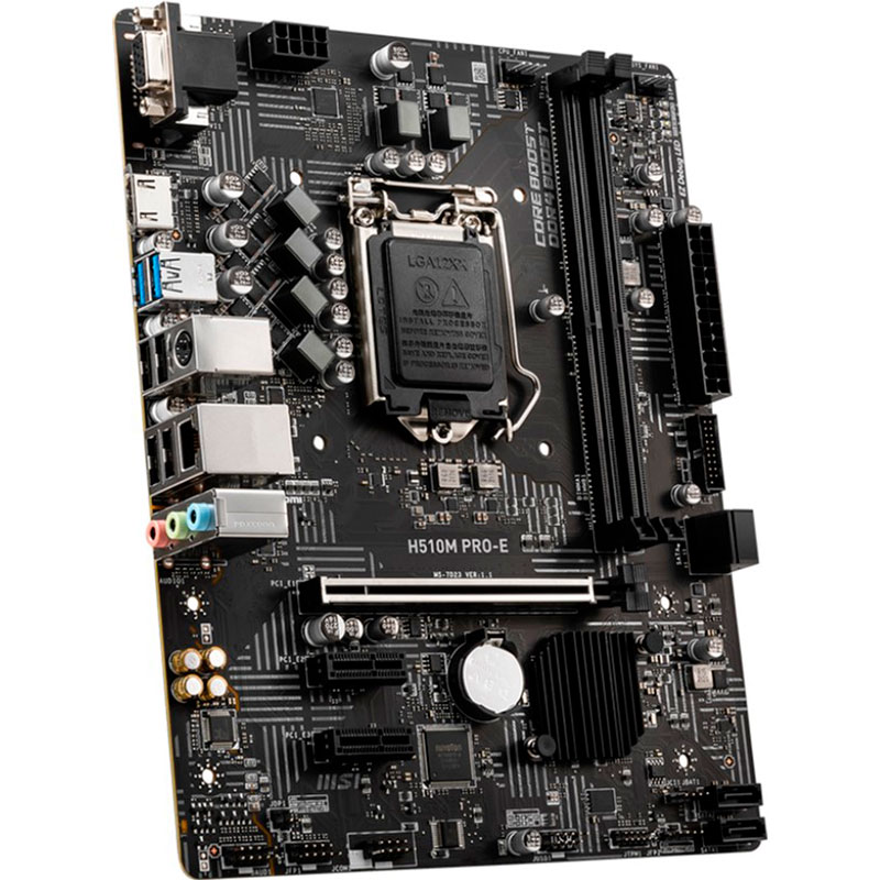 Материнская плата MSI H510M PRO-E Назначение для настольного компьютера
