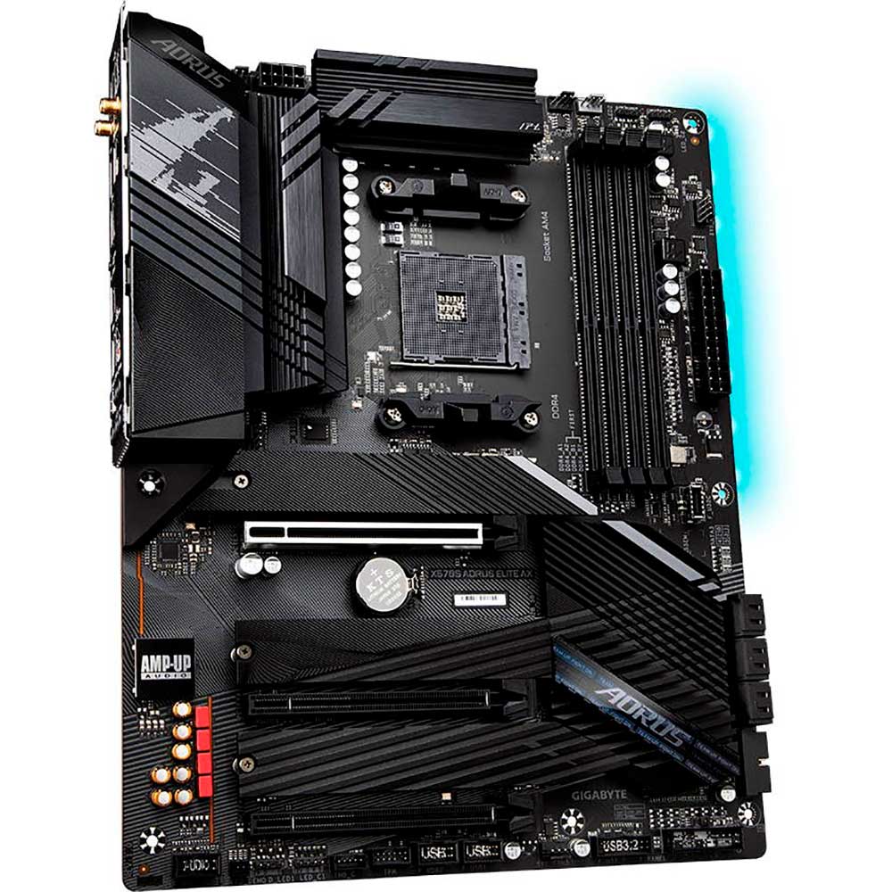 Материнская плата GIGABYTE X570S AORUS ELITE AX Назначение для настольного компьютера