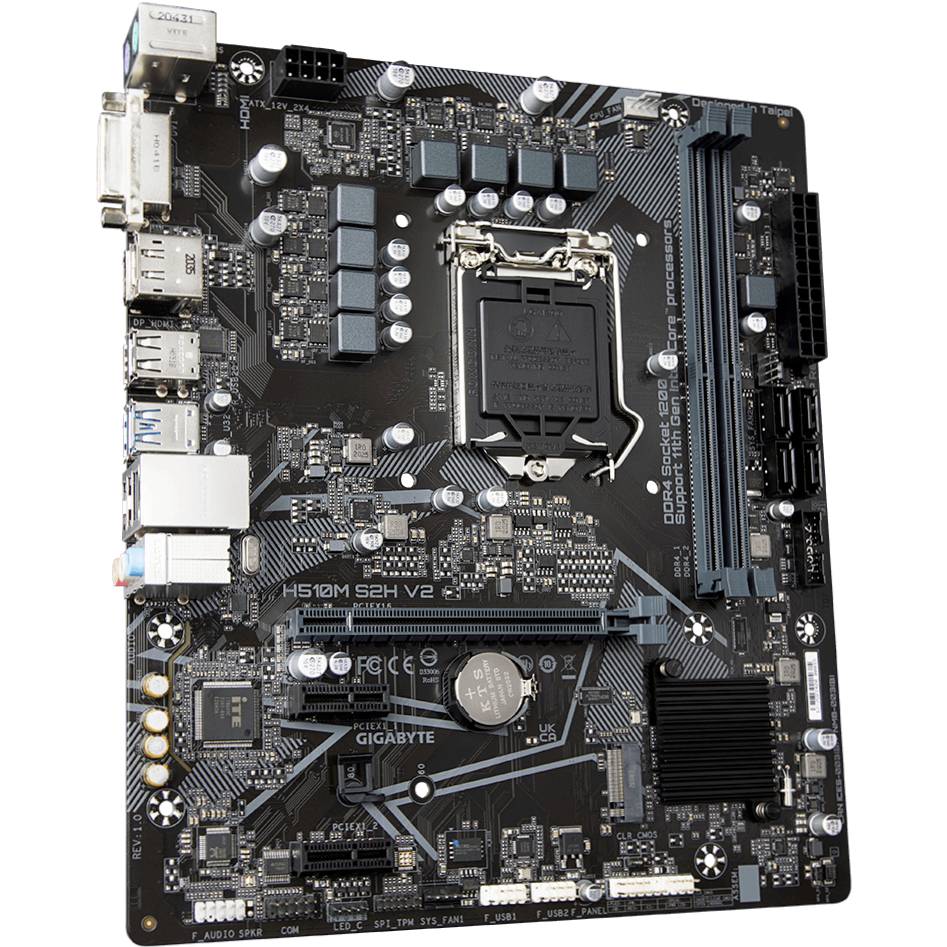 Материнська плата GIGABYTE H510M S2H V2 Принзначення для настільного комп'ютера