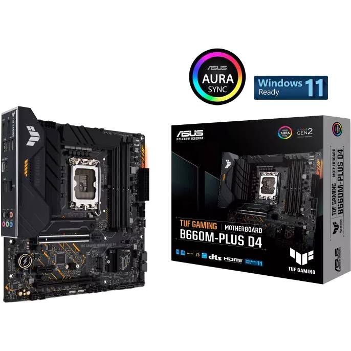 Фото Материнская плата ASUS TUF GAMING B660M-PLUS D4