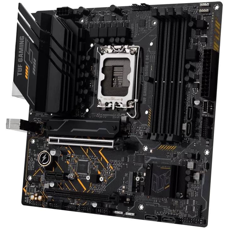 Материнська плата ASUS TUF GAMING B660M-E D4 Підтримувані процесори Intel Core i9, Core i7, Core i5, Core i3, Pentium Gold, Celeron под сокет LGA1700