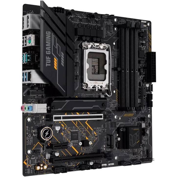 Материнська плата ASUS TUF GAMING B660M-E D4 Частота роботи пам'яті 5333, 5000, 4800, 4600, 4400, 4266, 4000, 3733, 3600, 3466, 3400, 3333, 3200, 3000, 2933, 2800, 2