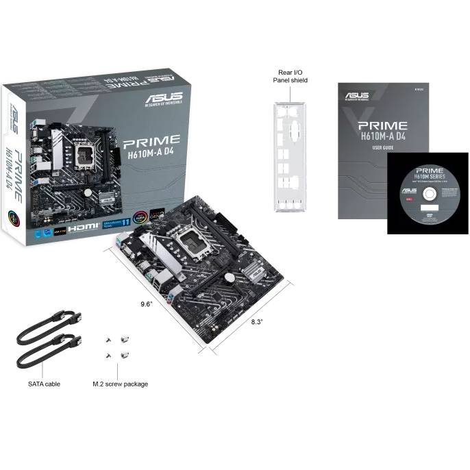 Фото Материнская плата ASUS PRIME H610M-A D4