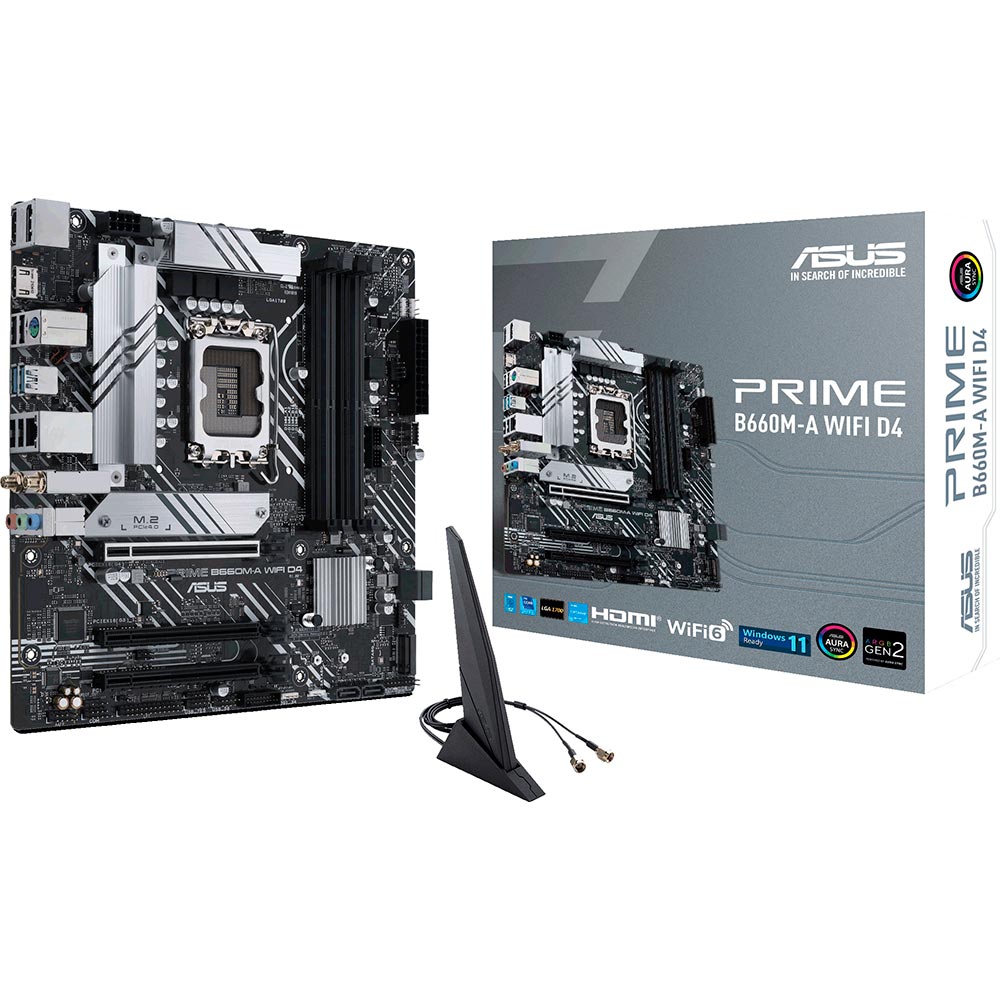 Фото Материнская плата ASUS PRIME B660M-A WIFI D4 s1700 mATX