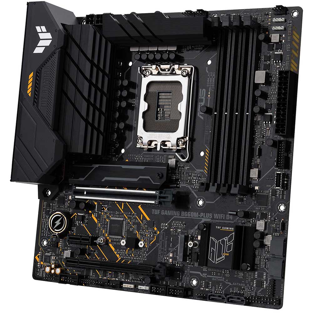 Материнська плата ASUS TUF GAMING B660M-PLUS WIFI Підтримувані процесори 12th Gen Intel Core, Pentium Gold, Celeron