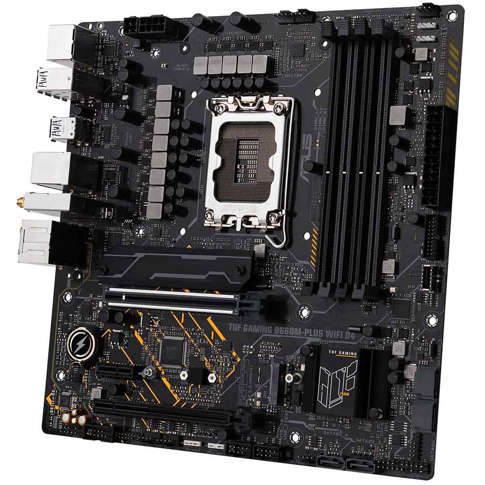 Зовнішній вигляд Материнська плата ASUS TUF GAMING B660M-PLUS WIFI