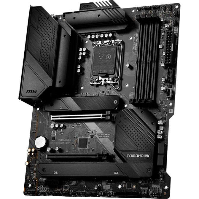 Материнська плата MSI B660 TOMAHAWK WIFI Частота роботи пам'яті 6200, 6133, 6000, 5800, 5600,5400,5333, 5200, 5066, 5000, 4800