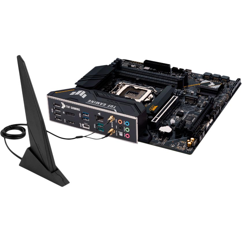 Материнская плата Asus TUF GAMING B560M-PLUS WI-FI (90MB1770-M0EAY0) Поддерживаемые процессоры Intel Core i9, Core i7, Core i5, Core i3, Pentium Gold, Celeron 11-го, 10-го поколения под сокет LGA1200
