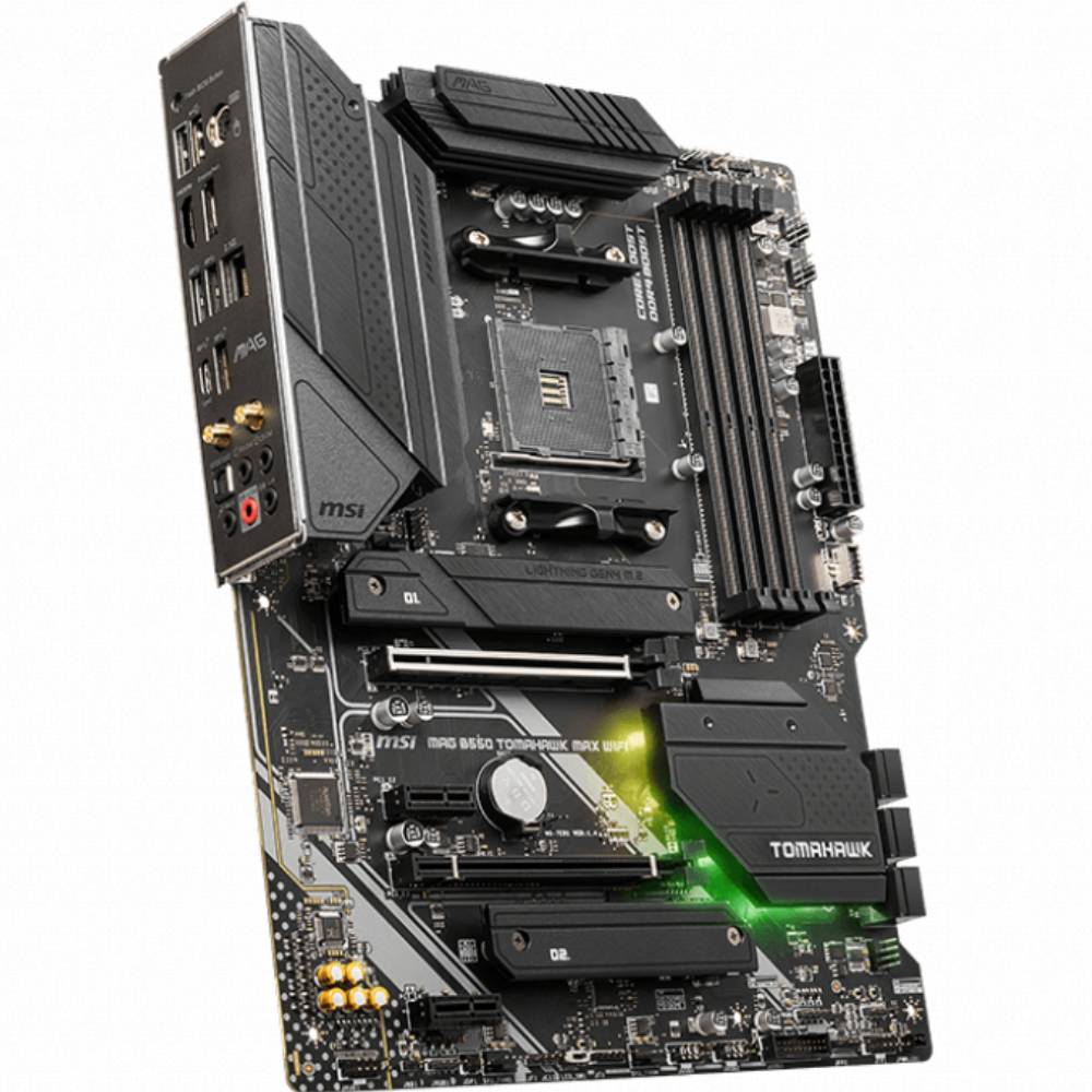 Материнська плата MSI MAG B550 TOMAHAWK MAX WIFI (911-7C91-037) Частота роботи пам'яті 5100(OC), 5000(OC), 4866(OC), 4800(OC), 4600(OC), 4533(OC), 4400(OC), 4300(OC), 4266(OC), 4200(OC), 4133(OC), 4000(OC), 3866(OC), 3733(OC), 3600(OC), 3466(OC), 3400(OC), 3333(OC), 3300(OC), 3200, 3000, 293 , 2666, 2400, 2133