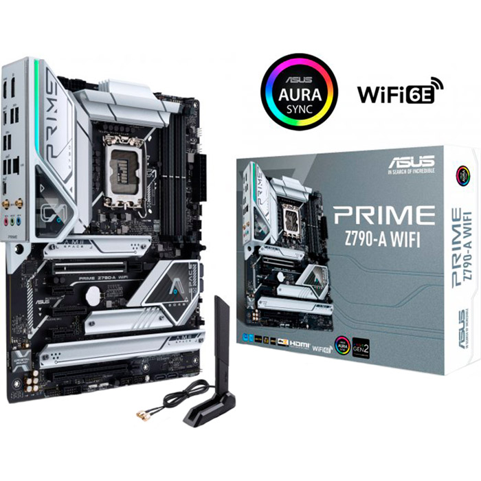 Внешний вид Материнская плата ASUS PRIME Z790-A WIFI s1700 ATX (90MB1CS0-M0EAY0)