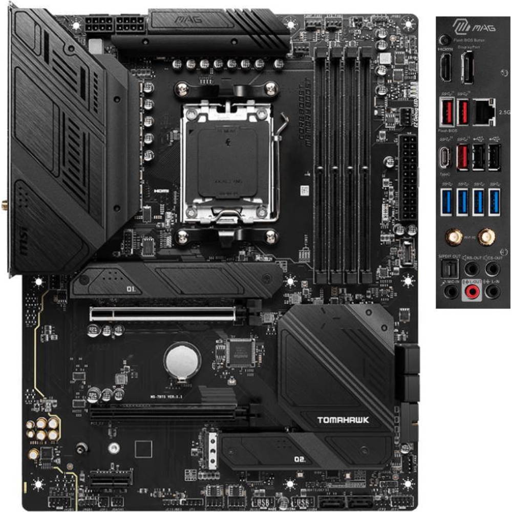 Материнская плата MSI MAG B650 TOMAHAWK WIFI (911-7D75-001) Чипсет AMD B650