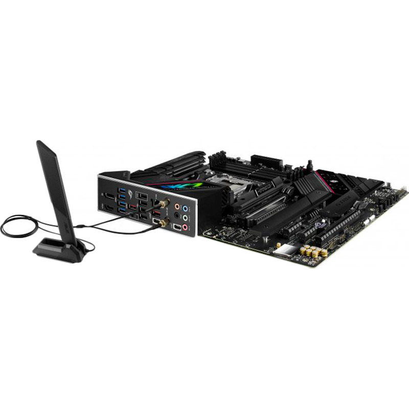 Зовнішній вигляд Материнська плата ASUS ROG STRIX B650E-F GAMING WIFI sAM5 ATX (90MB1BQ0-M0EAY0)