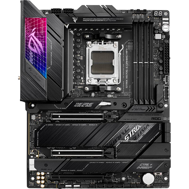 Материнська плата ASUS ROG STRIX X670E-E GAMING WIFI sAM5 ATX (90MB1BR0-M0EAY0) Материнська плата ASUS ROG STRIX X670E-E GAMING WIFI sAM5 ATX (90MB1BR0-M0EAY0)