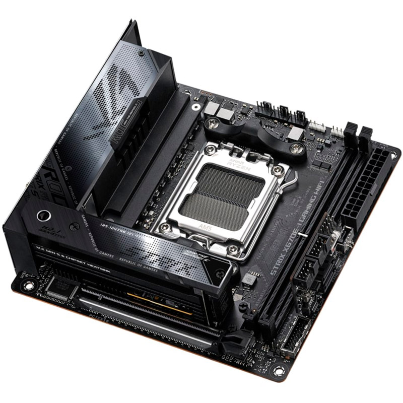 Материнська плата ASUS ROG STRIX X670E-I GAMING WIFI sAM5 mITX (90MB1B70-M0EAY0) Слоти під оперативну пам'ять 2 x DDR5