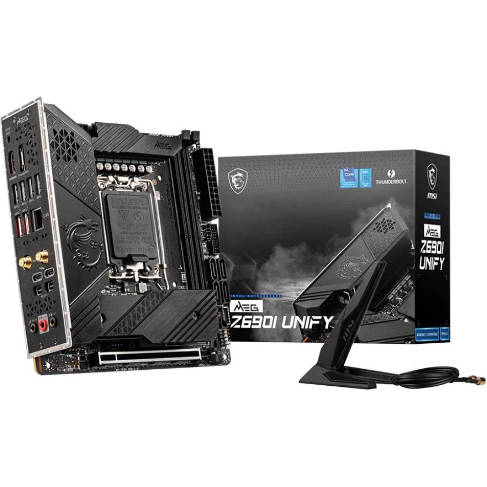Зовнішній вигляд Материнська плата MSI MEG Z690I UNIFY (911-7D29-003)