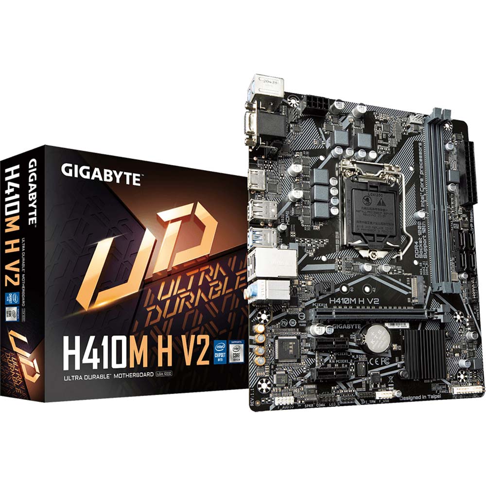 Материнская плата GIGABYTE H410M H V2 Чипсет Intel H470