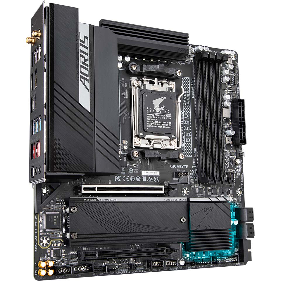 Материнская плата Gigabyte B650M Aorus Elite AX Частота работы памяти 6666, 6600, 6400, 6200, 6000, 5600, 5200, 4800, 4400