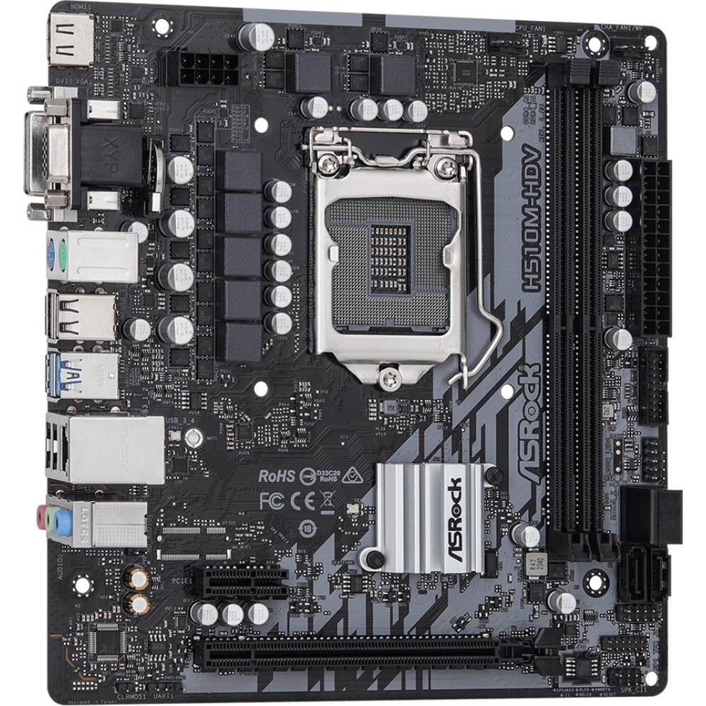 Материнська плата ASROCK H510M-HDV H510M-HDV R2.0 Принзначення для настільного комп'ютера
