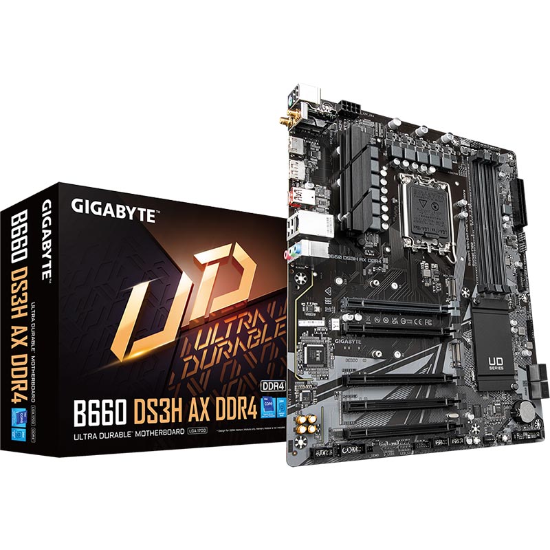 Материнська плата GIGABYTE B660 DS3H AX DDR4 Чіпсет  Intel B660