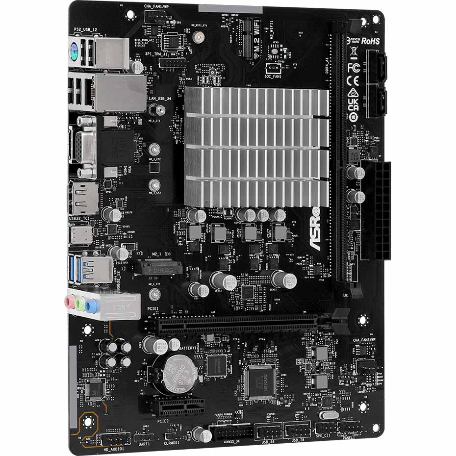 Материнська плата ASROCK N100M Принзначення для настільного комп'ютера